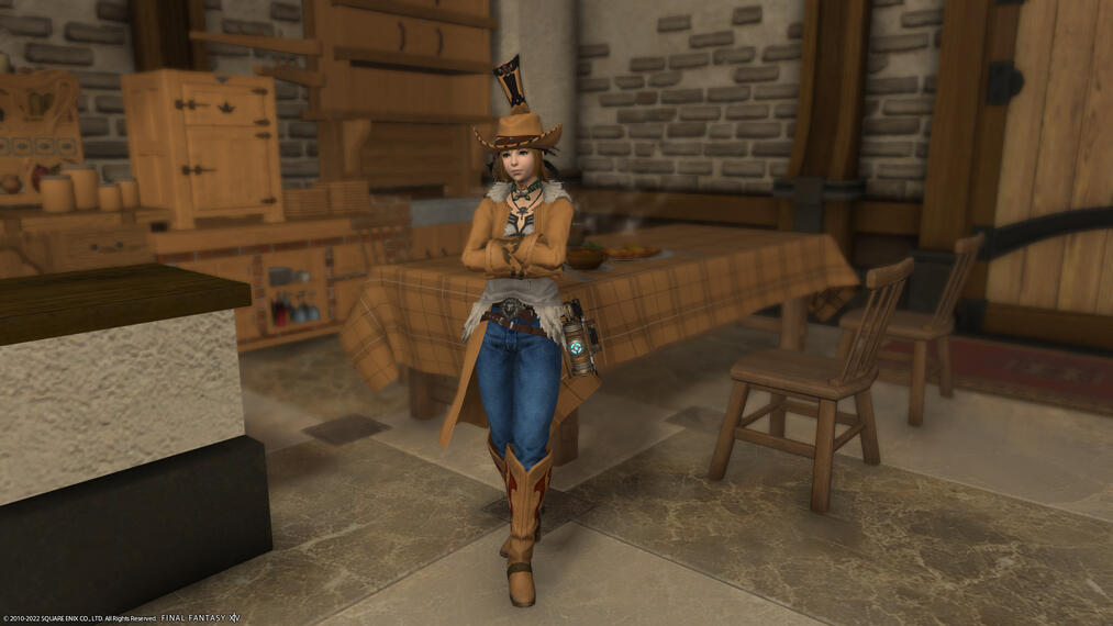 Hanging out in her new home.